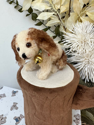 Charly 1930 Replica Mohair Miniature King Charles Spaniel Puppy Dog No 383