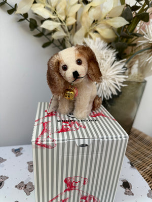 Charly 1930 Replica Miniature Mohair King Charles Spaniel Puppy Dog No 398