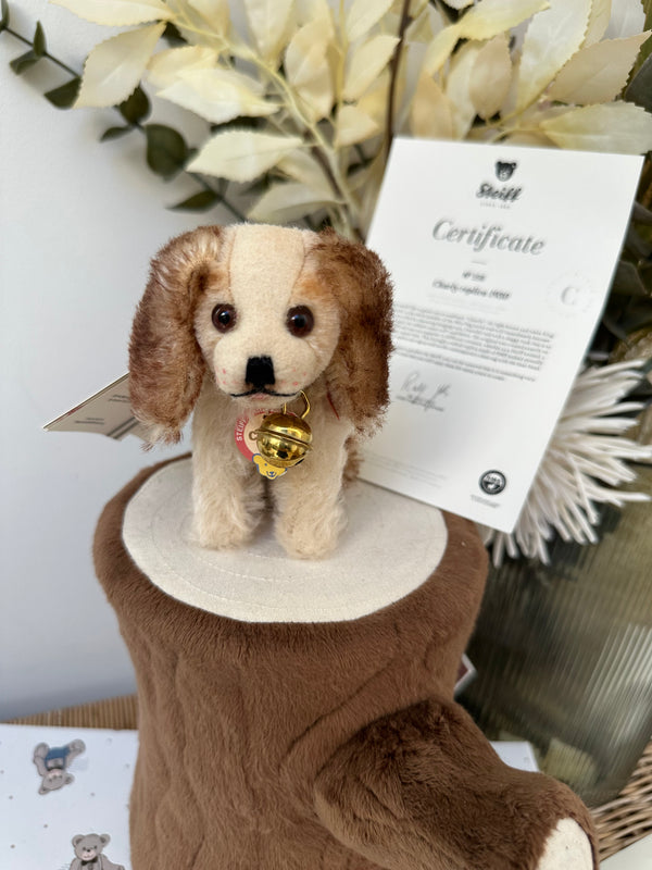 Charly 1930 Replica Miniature Mohair King Charles Spaniel Puppy Dog No 398