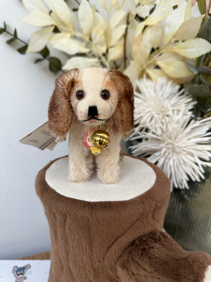 Charly 1930 Replica Miniature Mohair King Charles Spaniel Puppy Dog No 398