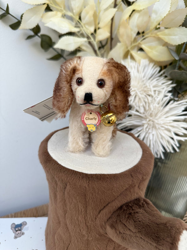 Charly 1930 Replica Miniature Mohair King Charles Spaniel Puppy Dog No 398