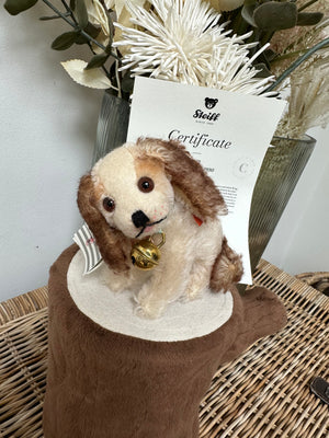 Charly 1930 Replica Mohair Miniature King Charles Spaniel Puppy Dog No 379