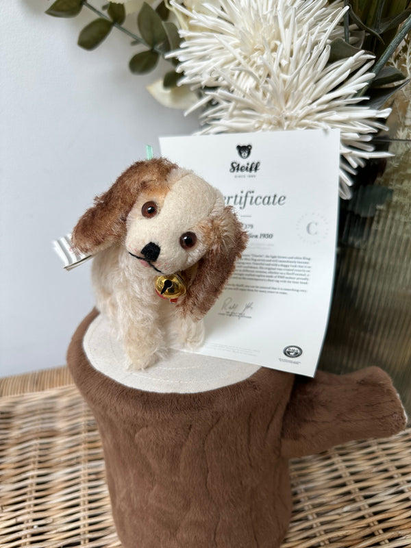 Charly 1930 Replica Mohair Miniature King Charles Spaniel Puppy Dog No 379