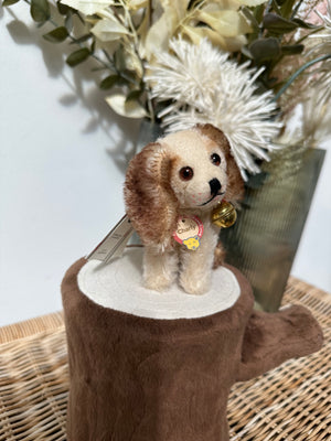Charly 1930 Replica Miniature Mohair King Charles Spaniel Puppy Dog No 398