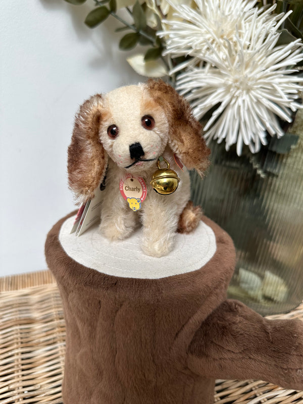 Charly 1930 Replica Miniature Mohair King Charles Spaniel Puppy Dog No 398