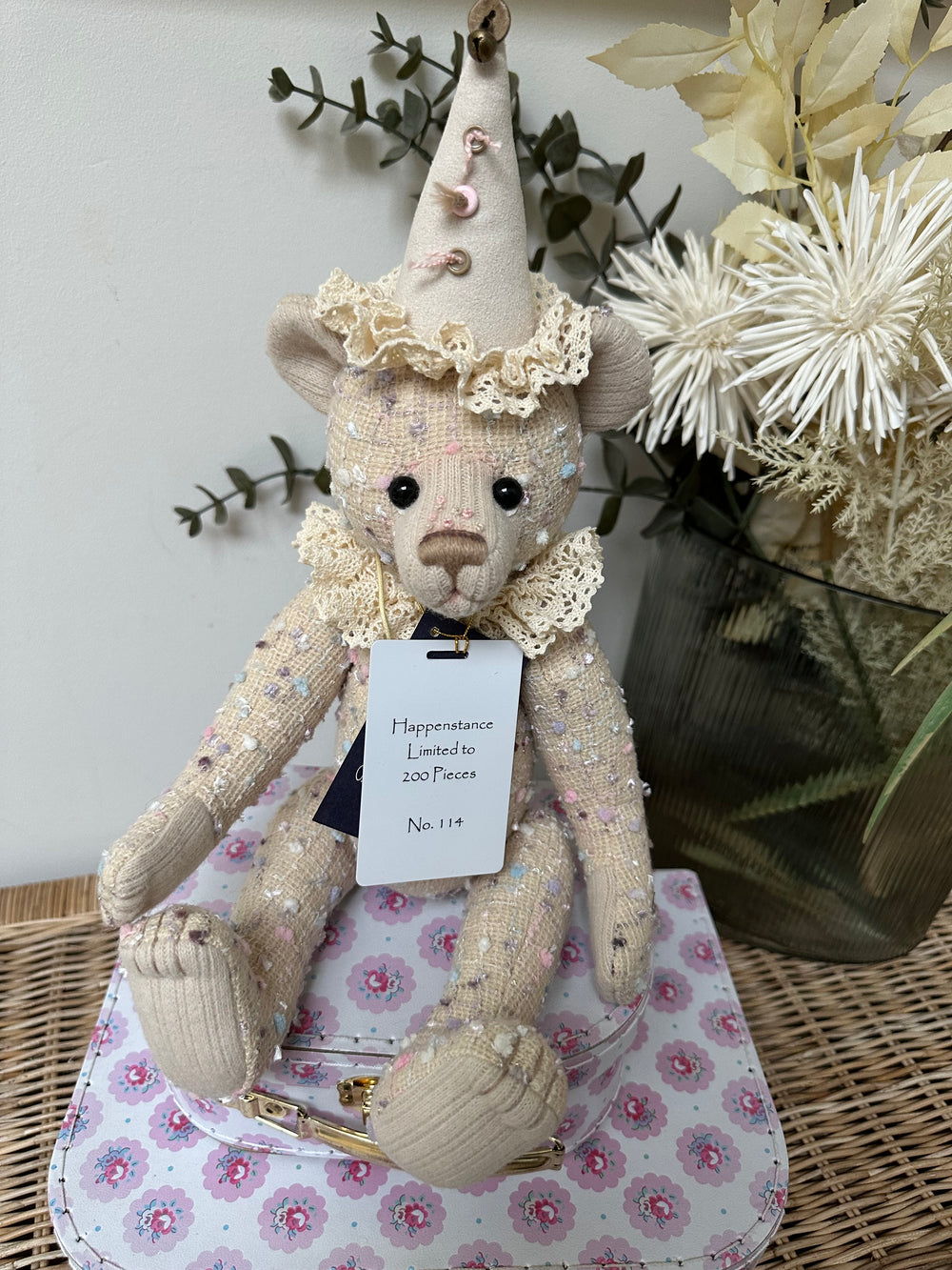 Happenstance Isabelle Collection Limited Edition Clown Teddy Bear 114