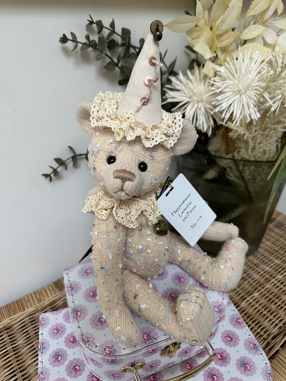 Happenstance Isabelle Collection Limited Edition Clown Teddy Bear 113