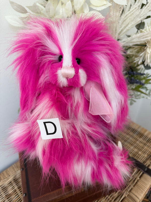 Raspberry Ripple Charlie Bears Plush Collection Bunny Rabbit