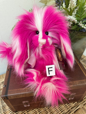 Raspberry Ripple Charlie Bears Plush Collection Bunny Rabbit