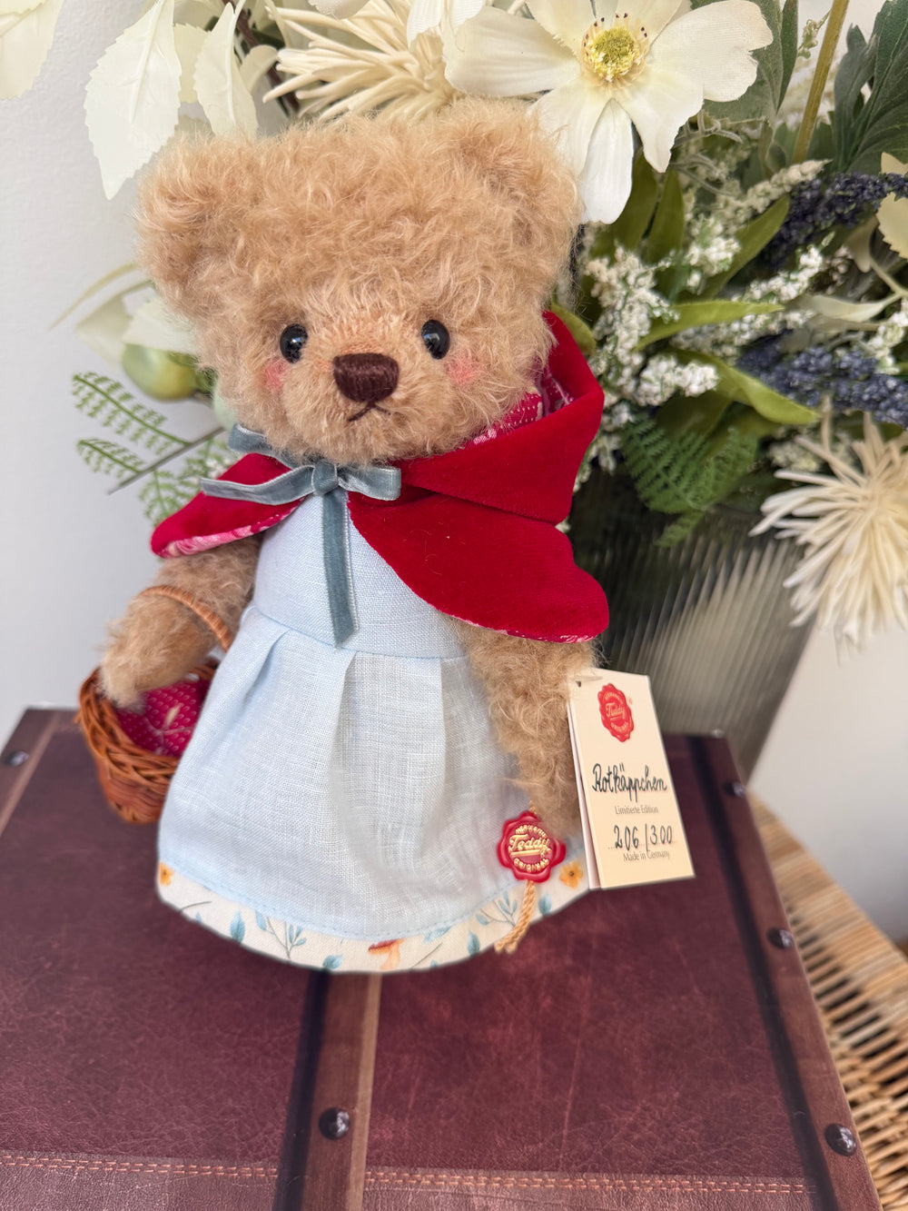 Little Red Riding Hood Hermann Teddy Original Limited Edition No 206