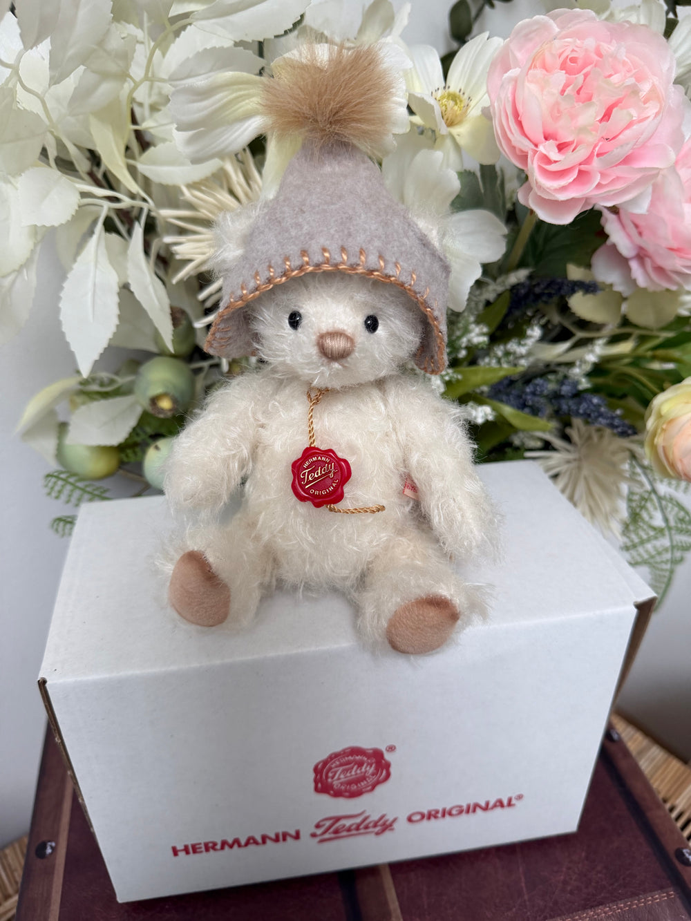 Jasper Miniature Hermann Teddy Original Limited Edition Mohair Teddy Bear No 130