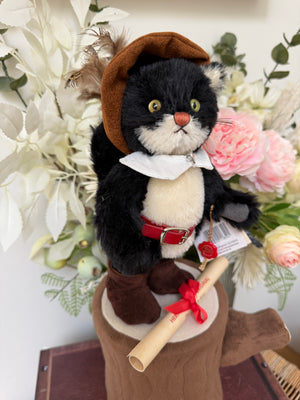 Puss in Boots Hermann Teddy Original Limited Edition Collectable Cat No 114
