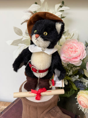 Puss in Boots Hermann Teddy Original Limited Edition Collectable Cat No 114