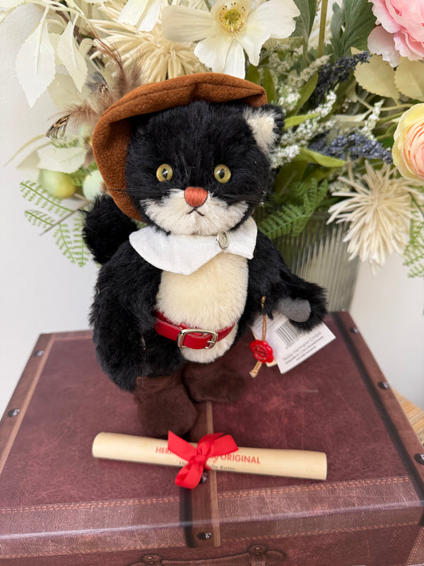 Puss in Boots Hermann Teddy Original Limited Edition Collectable Cat No 114