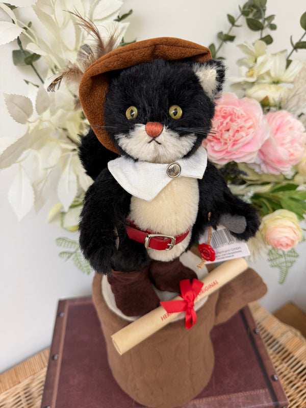 Puss in Boots Hermann Teddy Original Limited Edition Collectable Cat No 114