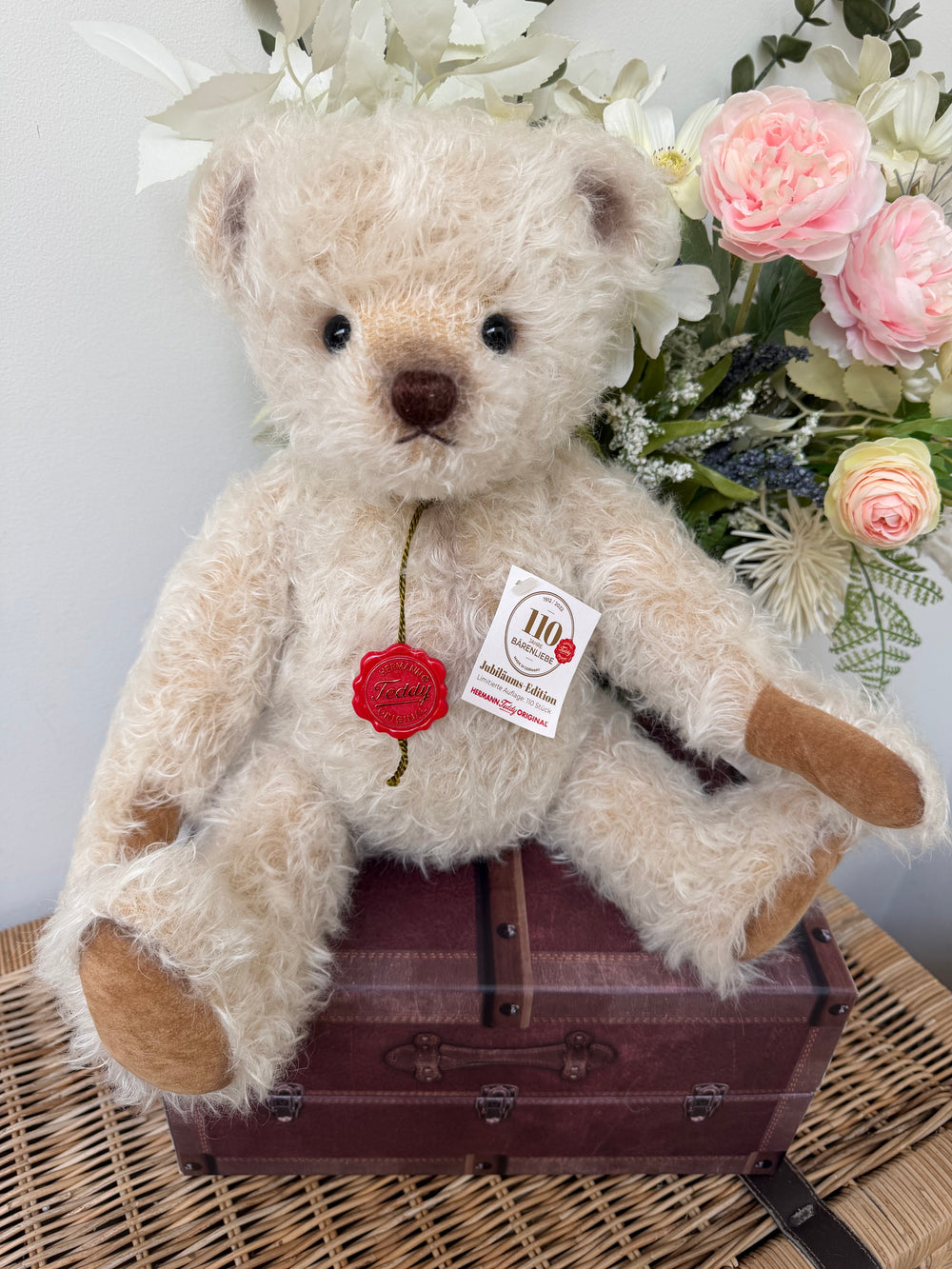 Caspar Growler Teddy Hermann Limited Edition 45cm Collectable Mohair Teddy Bear No 59
