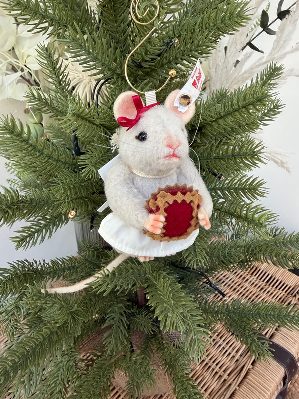 Christmas Steiff Bakery Miniature Mouse Limited Edition Ornament No 715