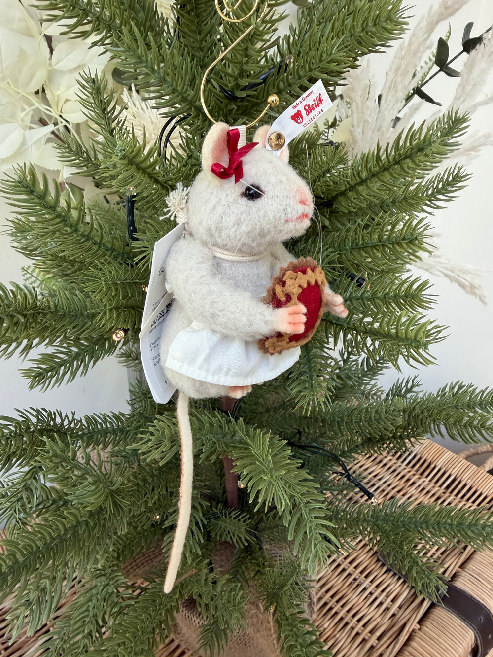 Christmas Steiff Bakery Mouse Limited Edition Ornament No 715