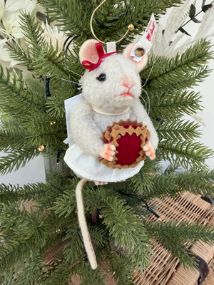Christmas Steiff Bakery Miniature Mouse Limited Edition Ornament No 715
