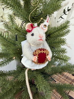 Christmas Steiff Bakery Miniature Mouse Limited Edition Ornament No 715