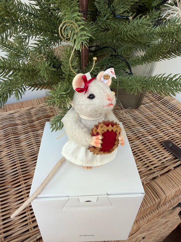 Christmas Steiff Bakery Miniature Mouse Limited Edition Ornament No 715