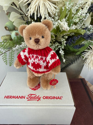 Winston 13cm Hermann Teddy Original Limited Edition Miniature Mohair Teddy Bear No 51