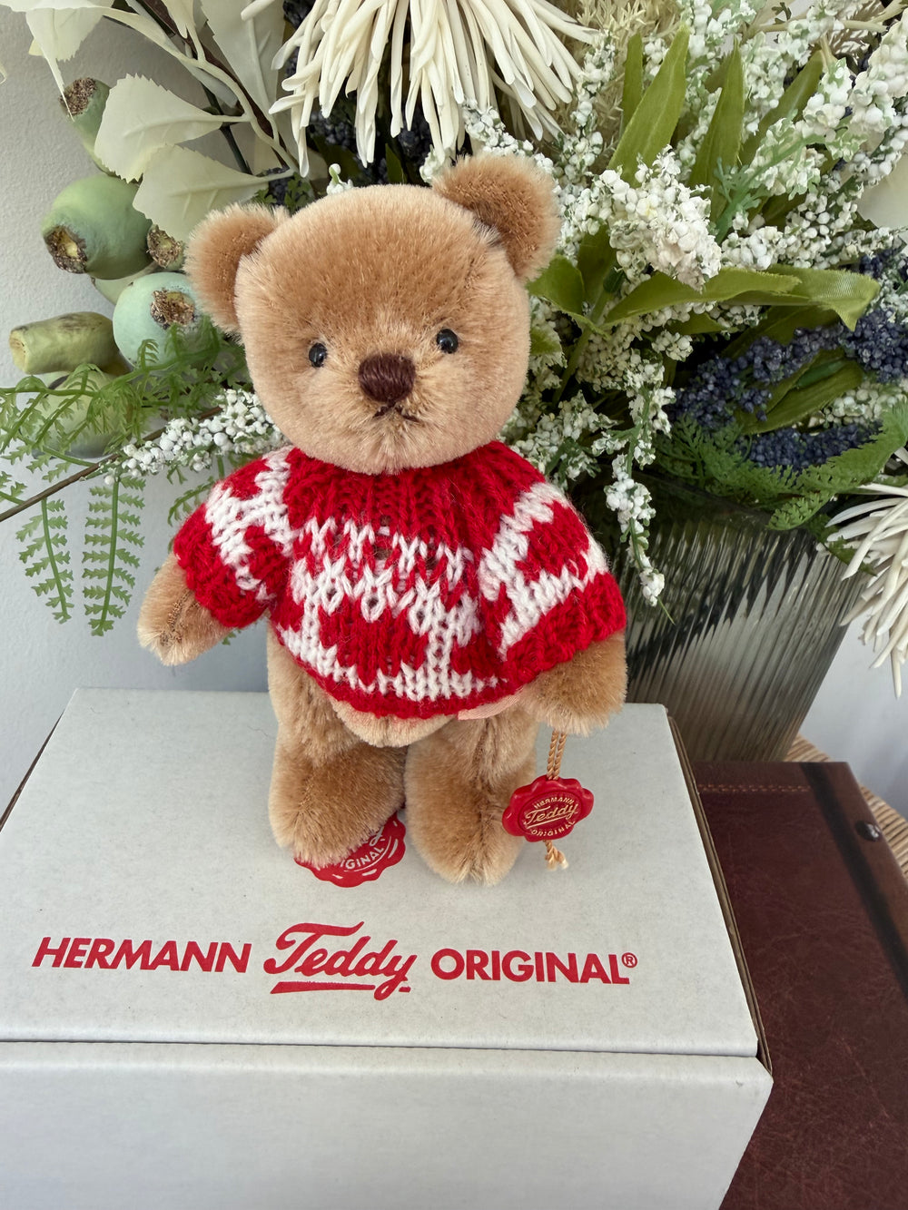 Winston 13cm Hermann Teddy Original Limited Edition Miniature Mohair Teddy Bear No 51