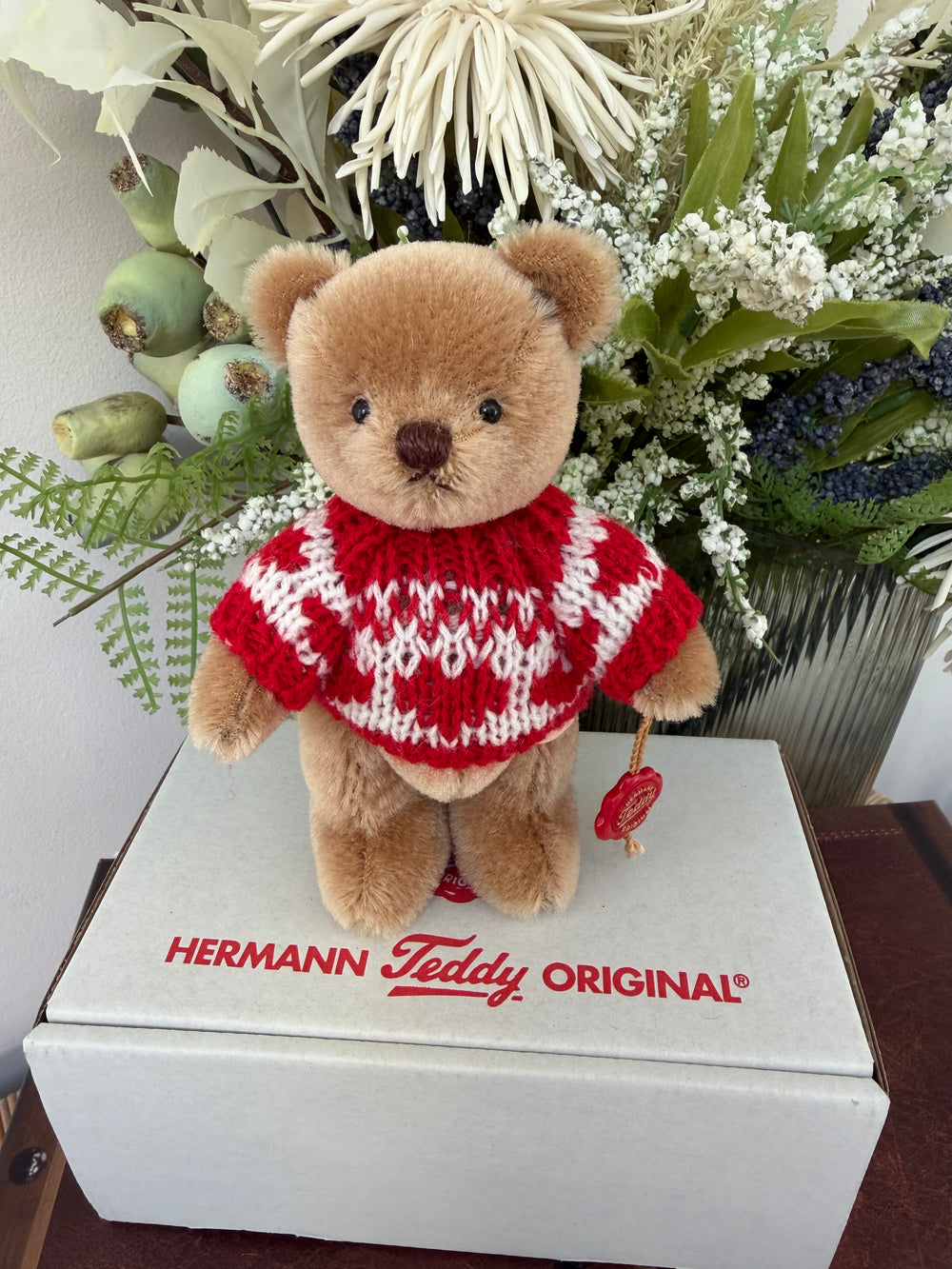 Winston 13cm Hermann Teddy Original Limited Edition Miniature Mohair Teddy Bear No 51