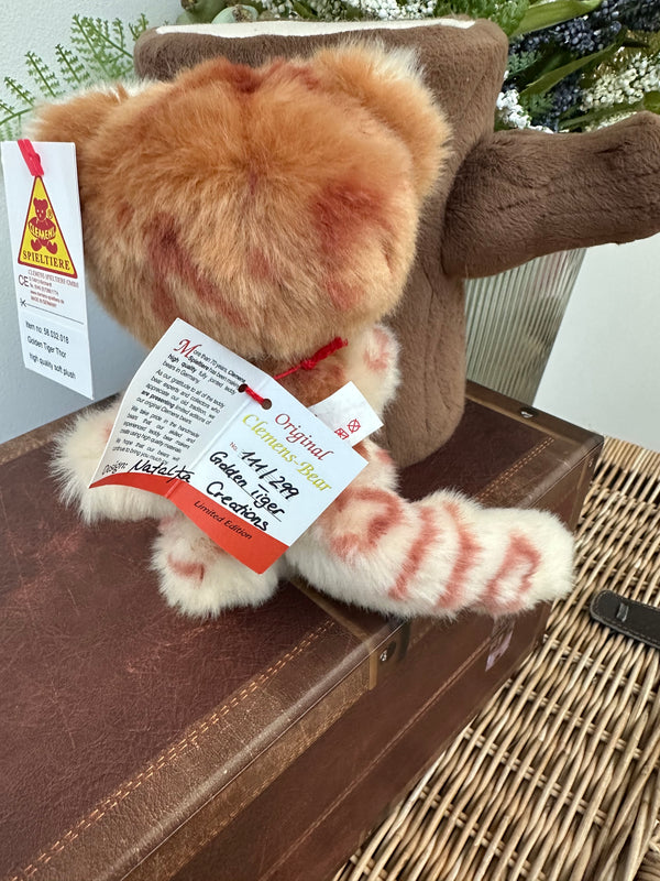 Golden Tiger Limited Edition Soft Plush Artist Collectable No 111