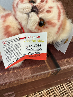 Golden Tiger Limited Edition Soft Plush Artist Collectable No 110