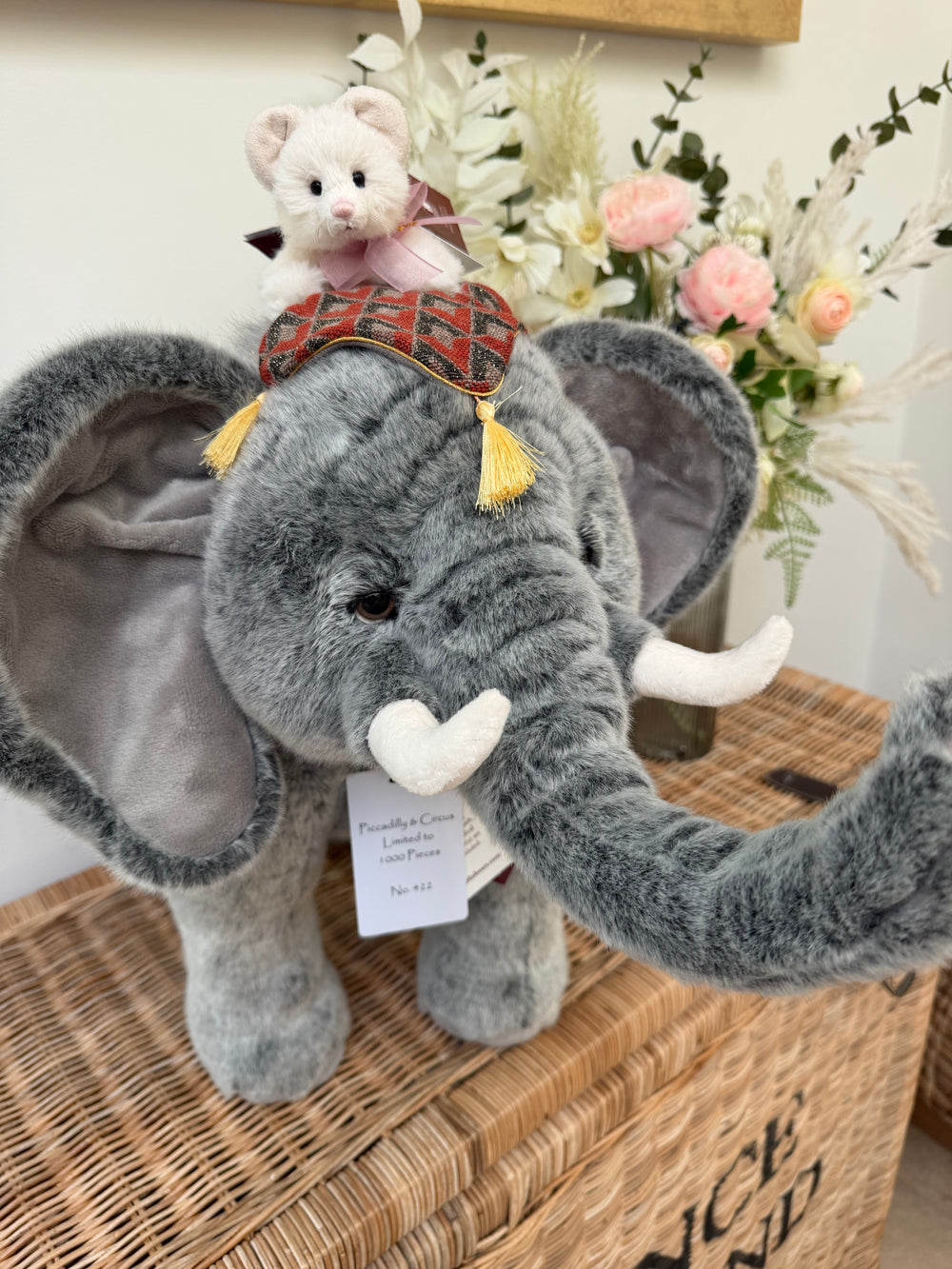 Piccadilly & Circus Charlie Bears Plush Collection Limited Edition Elephant & Mouse Pair No 422