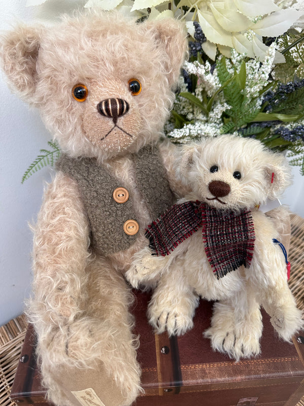Teddy Joringel Mohair Small Cream Standing Teddy Bear No 17