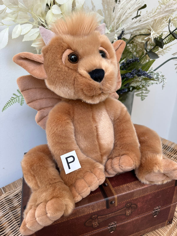 Bartizan Bearhouse by Charlie Bears Large Plush Hazelnut Gargoyle