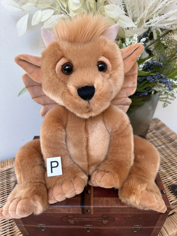 Bartizan Bearhouse by Charlie Bears Large Plush Hazelnut Gargoyle