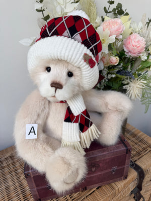 Cozy Charlie Bears Plush Collection Collectable Hatty Teddy Bear