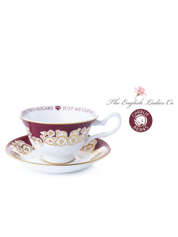 Charlie Bears China Just My Cup Of Tea Cup & Saucer Pre-Order
