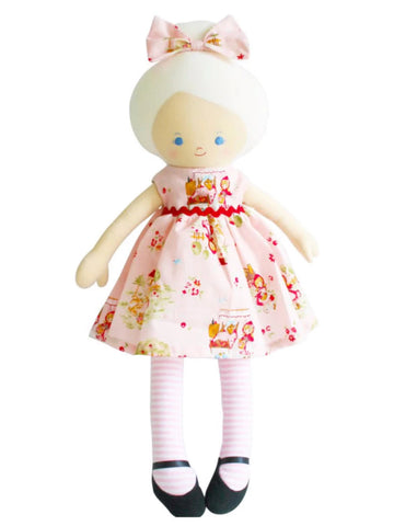 Maggie 52cm Children's Toy Doll with Nursery print dress