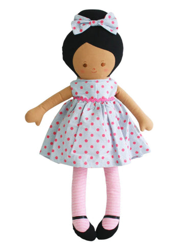Maggie 52cm Children's Berry Polka Dot Dress Toy Doll
