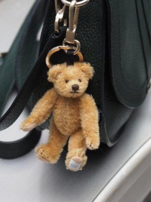Mini Edward Teddy Bear Key Charm Ring inspired by A Milne's Winnie The Pooh