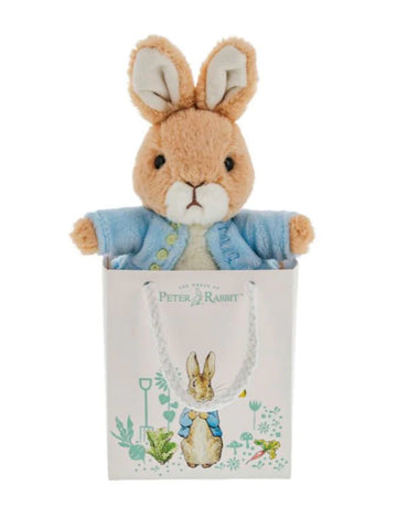 Peter Rabbit Classic Soft Plush Toy In Gift Bag