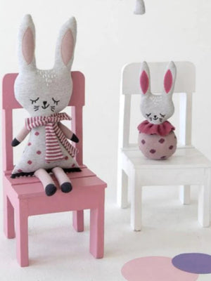 Poppy Bunny Large Cotton Knit Toy Doll