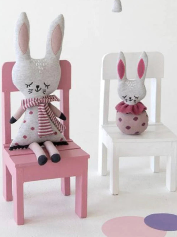 Poppy Bunny Large Cotton Knit Toy Doll