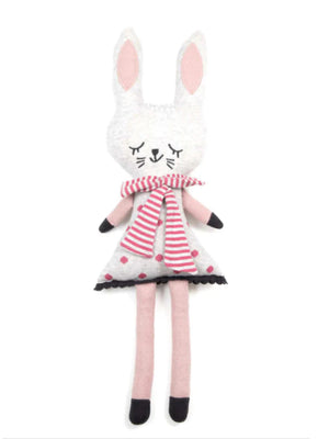 Poppy Bunny Large Cotton Knit Toy Doll