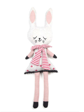 Poppy Bunny Large Cotton Knit Toy Doll