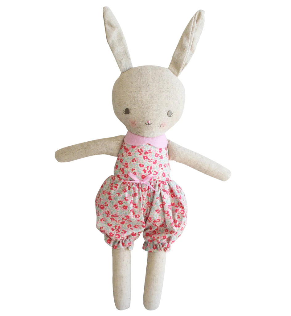 Rosie Romper Sweet Floral Mini Bunny Rabbit Children's Doll