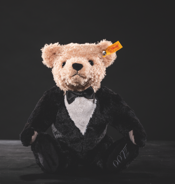 James Bond Plush jointed Steiff Teddy Bear