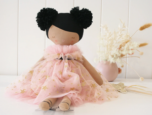 Halle Ballerina Light Brown & Ebony Children's Doll 48cm