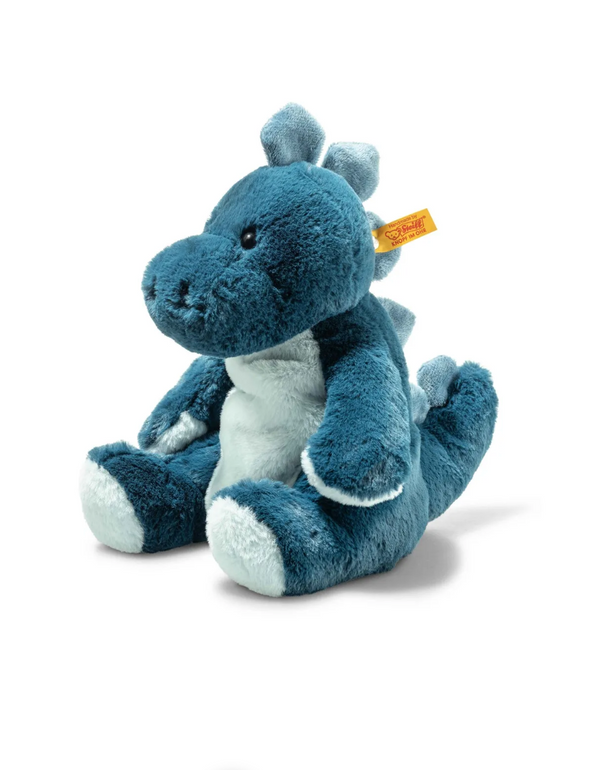 P-Spott Blue Stegosaurus 28cm Steiff Plush Children's Dinosaur Toy 087868