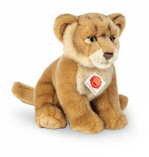 Baby Lion Cub Sitting  Hermann Plush 27cm Soft Childrens Toy