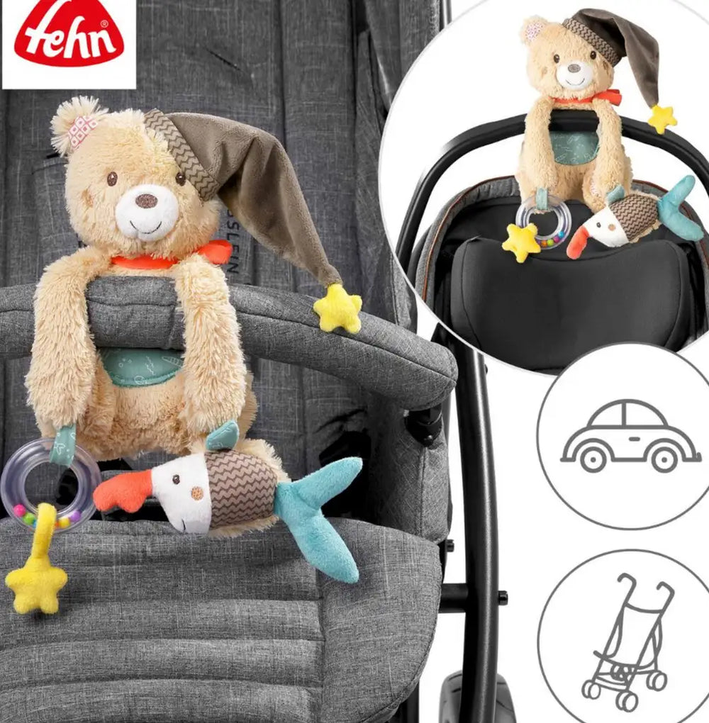 Fehn Activity Bear Children's Newborn Cuddly Teddy Bear